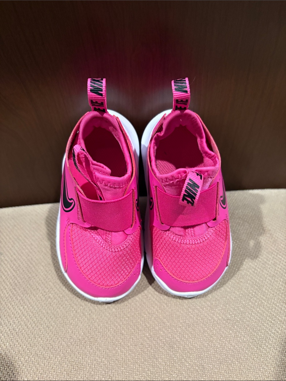 Nike Kids Slip-On Sneakers in Hot Pink